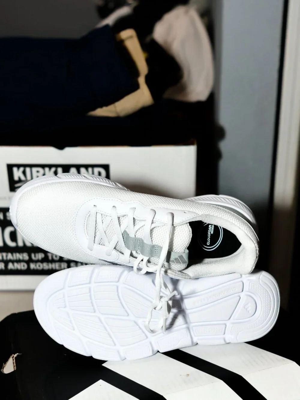 adidas Women's Cloudfoam Flex Sneaker White